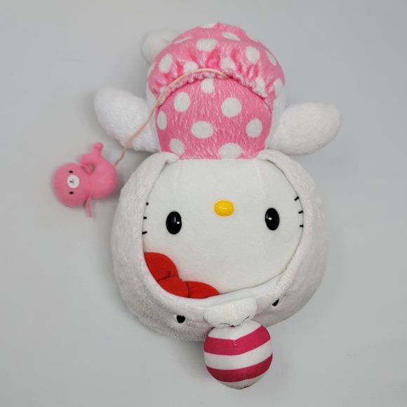 Hello Kitty Sanrio seal costume plush 2012 polka dot - Picture 4 of 10
